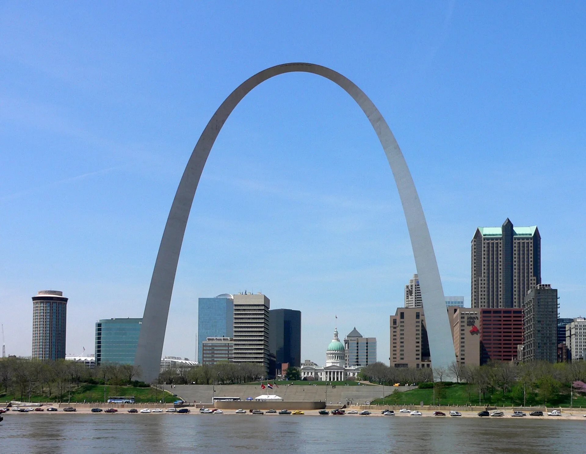 The Gateway Arch in St. Louis, Missouri